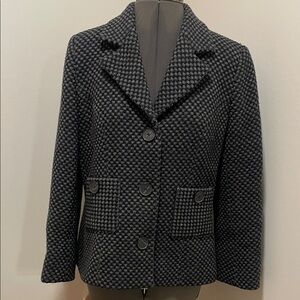 Thalian Black and Gray Blazer